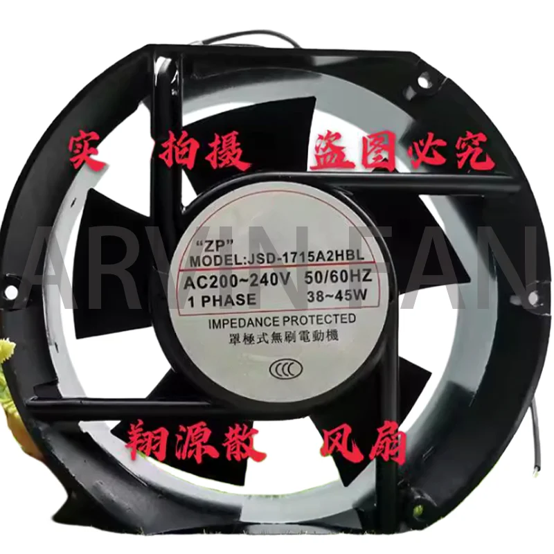 

Совершенно новый охлаждающий вентилятор JSD-1715A2HBL 220 В-240 В 38/45 Вт