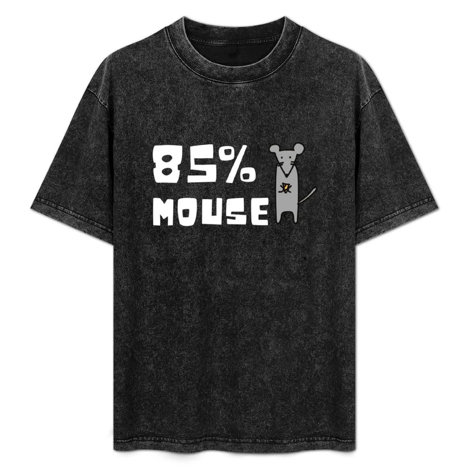 

85% Mouse Funny Genetics T-Shirt Simple Print Design T-Shirt