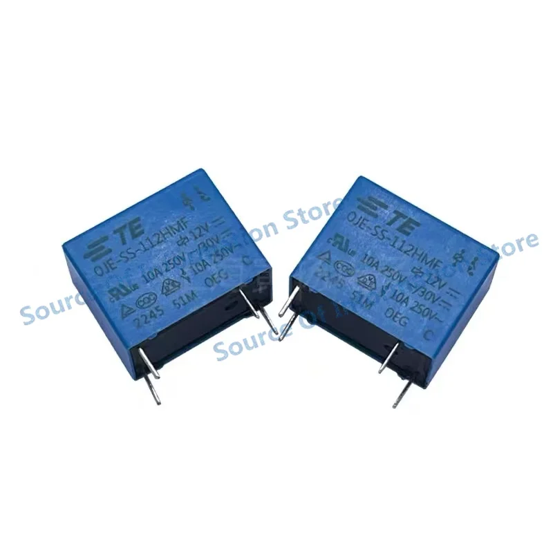 

10Pcs OJE-SS-112HMF Relay 12VDC 4Pin 10A DC Solid State Relay High Frequency Voltage 12V 10Amp 4 Pin