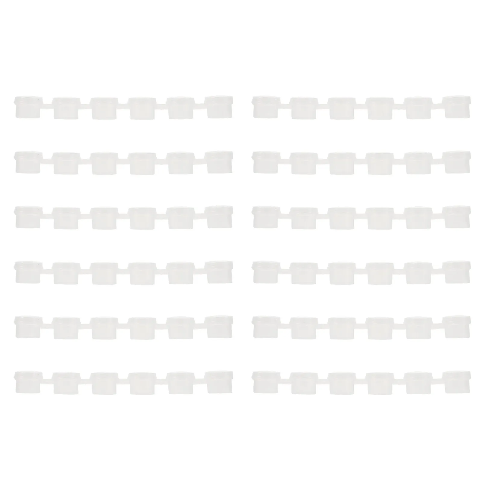 

Набор из 40 прозрачных контейнеров 6-в-1 с крышками для хранения пигментов, косметики, блесток, бисера, принадлежностей для рисования, мини-формат