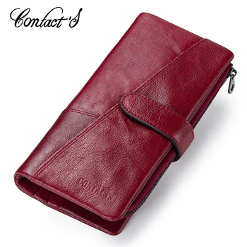 İletişim Kadın Cüzdan Marka Tasarım Yüksek Kaliteli Hakiki Deri Cüzdan Kadın Çile Moda Dolar Fiyat Uzun Çanta Kart Sahibinin