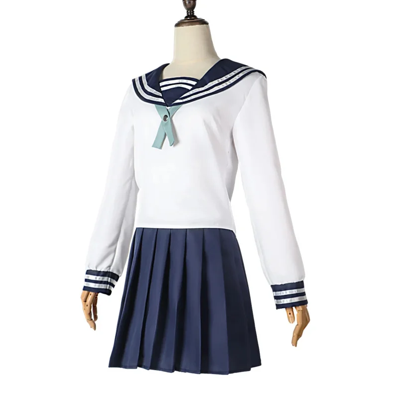 Anime Jujutsu Kaisen Amanai Riko Cosplay Costume parrucca donna uniforme scolastica camicia gonna accessorio Sailor Suit Halloween Party