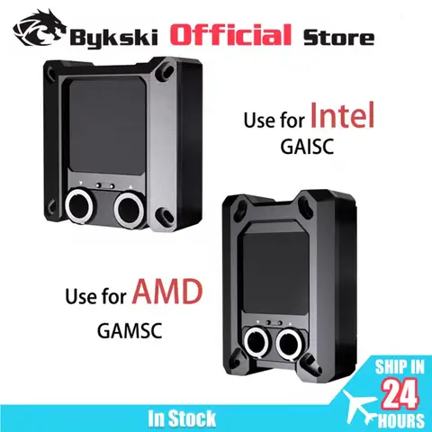 Granzon Digital Display CPU Block Use for AMD RYZEN 3600 AM3 AM4 / INTEL LGA 1700 1800 1150 X99 2011 Water Cooler GAMSC / GAISC