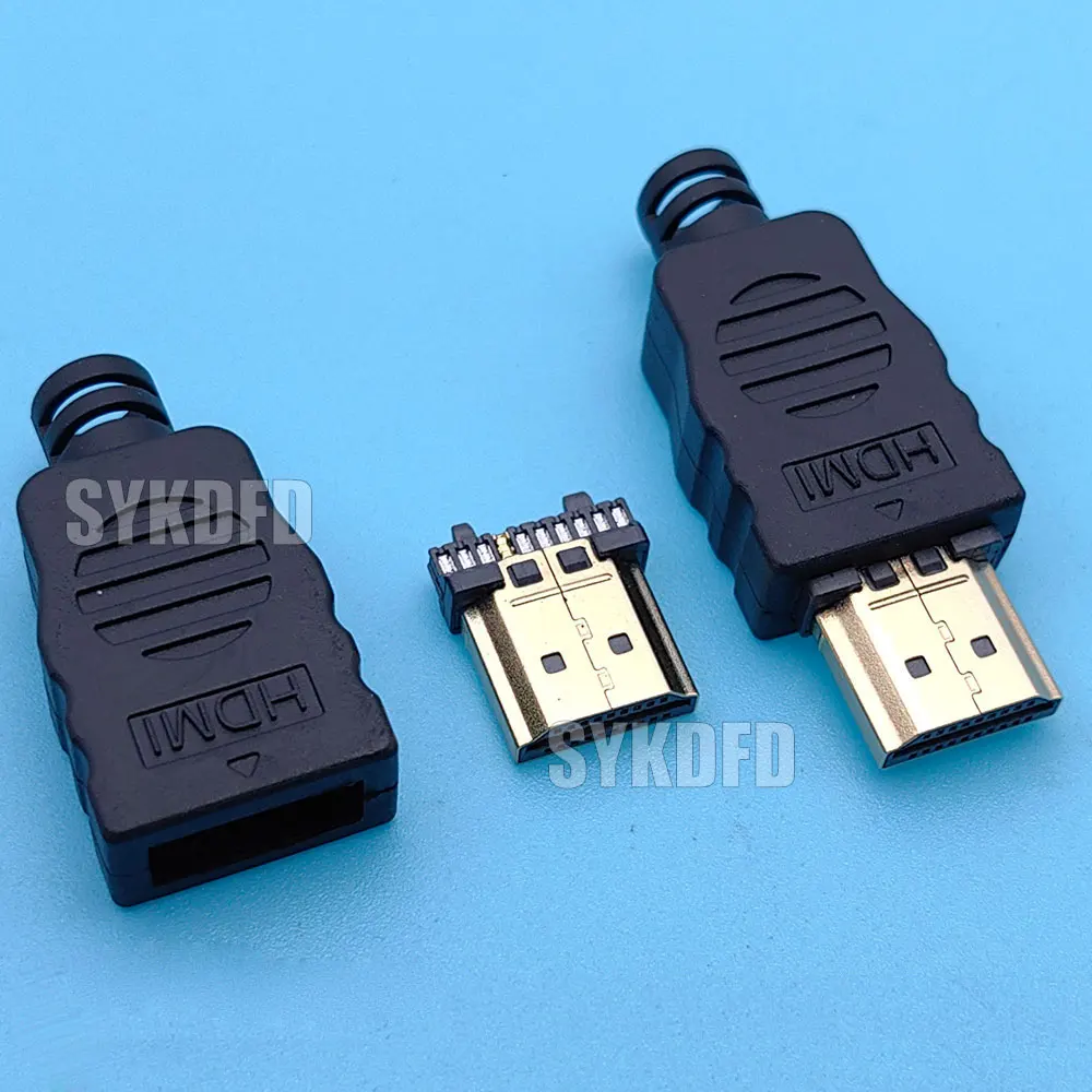 

2/5Pcs HDMI-compatible Male Connector Transfer Terminals With Box High Quality
