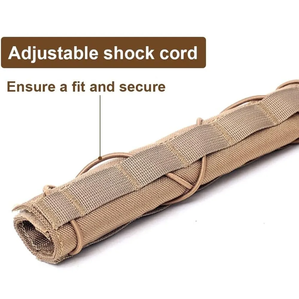 ملحقات الصيد بندقية كم حامي مول التكتيكية اطلاق النار القامع غطاء الادسنس بندقية قناص النار بندقية برميل #2