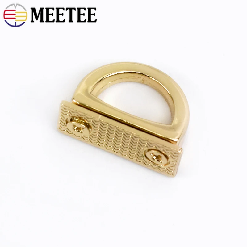 4/10Pcs Meetee 14mm Metal Bag Side Clip Buckle Handbag Hanging Hook Bags Chain Strap Connector Clasp Luggage Hardware Accessory