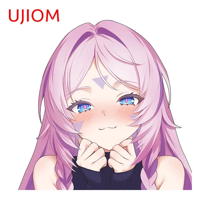 UJIOM Beautiful Genshin Impact Citlali Wall Sticker Purple Style Artistic Eye Catching Decal Kitchen Cupboard Decoration