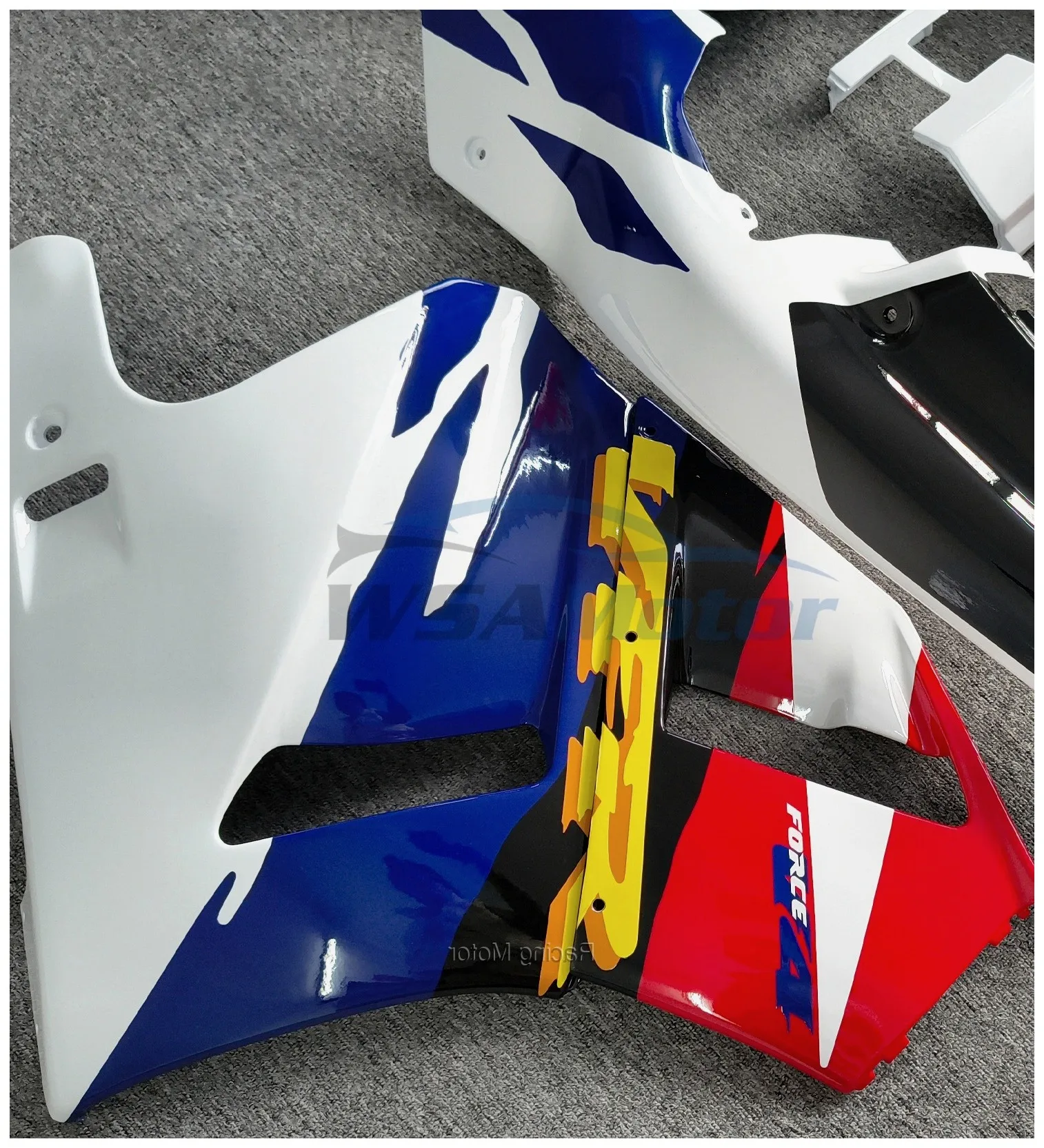 Customized Bodywork Fairing Set - For HONDA VFR400 RVF400 NC30 1987 -1988 VFR400RR Motorcycle Windshield Spoiler Windscreen Shro