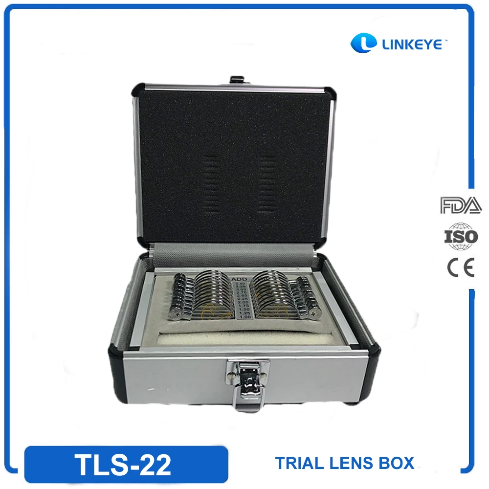 

22PCS The Most Popular Optical Equipments Progressive Trial Lens Set Aluminium Tray And Case Ophthalmic