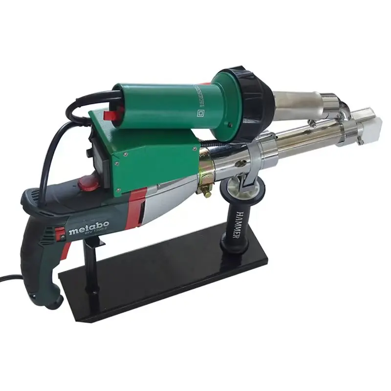 

3700W ZGF-W Handheld Plastic Extrusion Welder Metaboo Imported Motor PP PE HDPE Plastic Extrusion Welding Machine