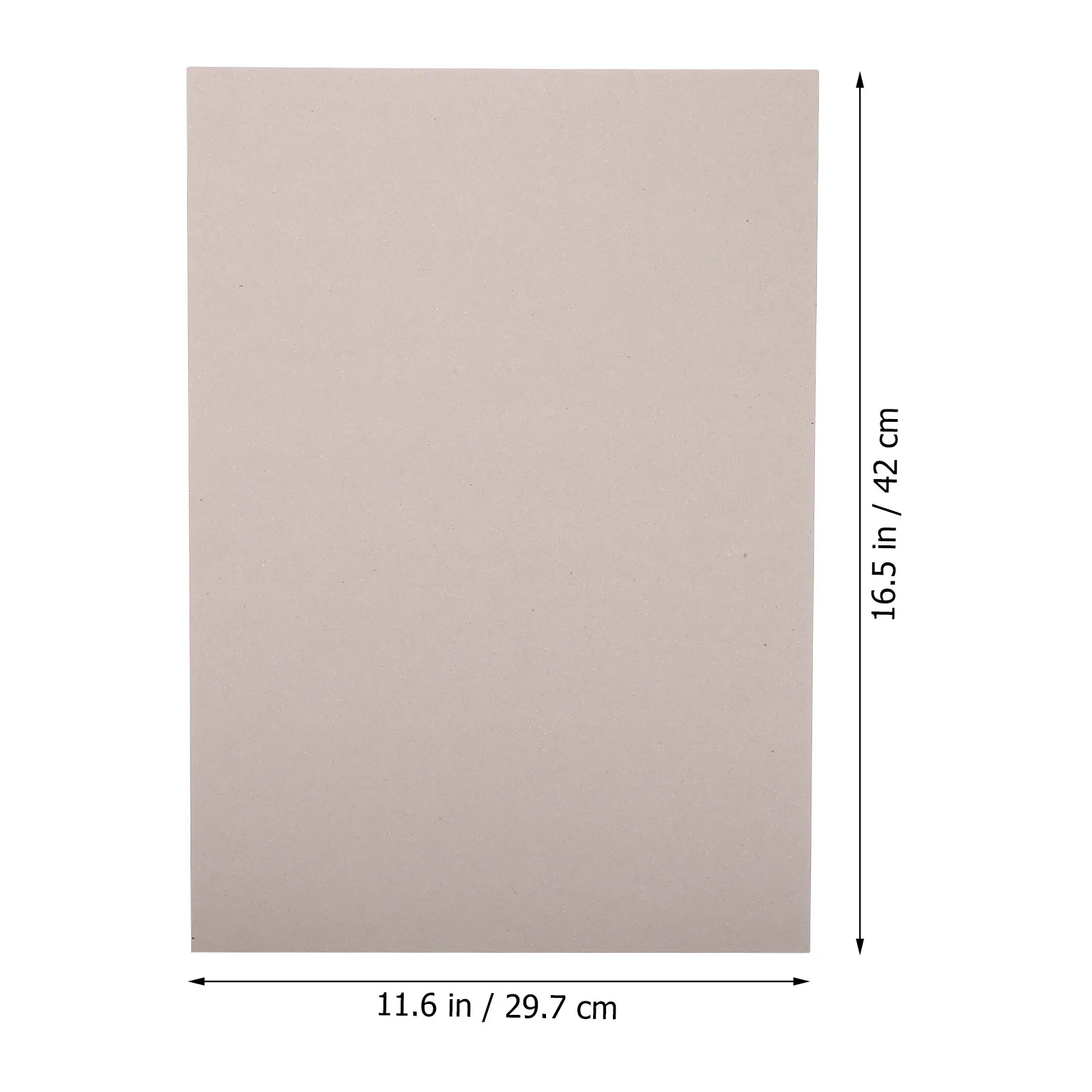 5Pcs DIY Gray Paperboard Thickened Double Sided A3 Cardboard Sheets Handmade Craft Material for Drawing Painting