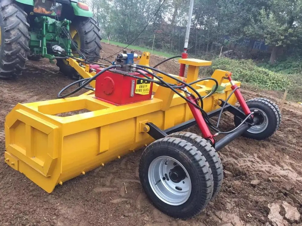 Increase Crop Yields By 20 To 30 Percent Save 30~50% Irrigation Water Agricultural Tractor Laser Land Leveling Hine