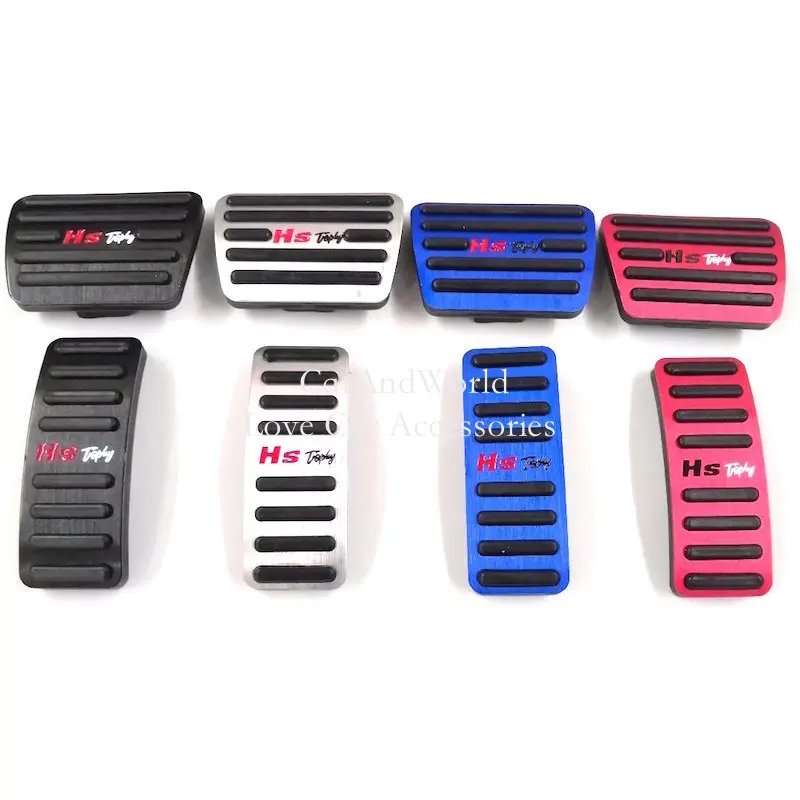 Aluminium Alloy Car AT Foot Rest Pedals Accelerator Gas Pedal Brake Cover Non-slip Protect Pads For MG HS MG6 2018-2022