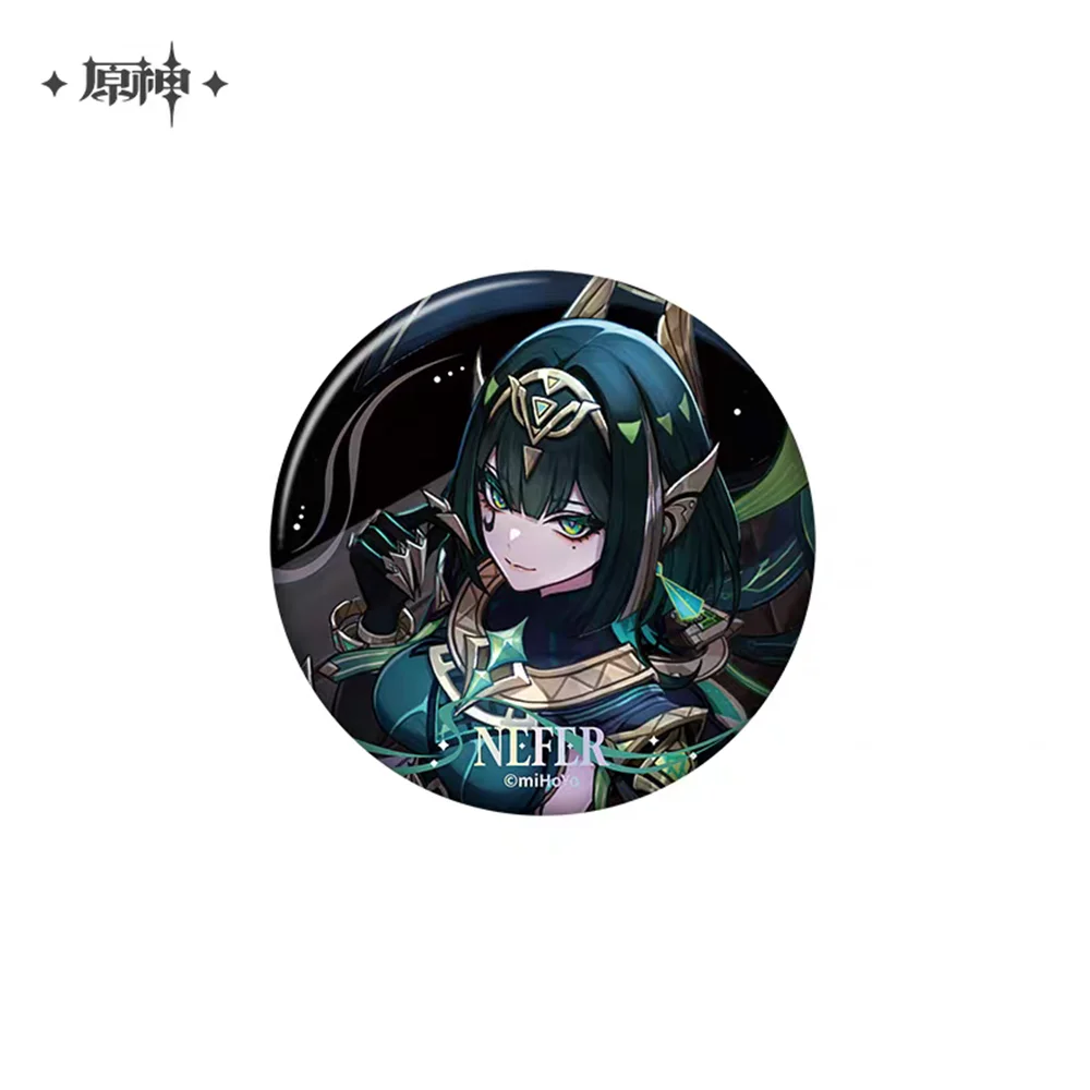 58mm Game Genshin Impact Song of the Welkin Moon Kyryll Chudomirovich Flins Cosplay COSTUME Badge Pin SPTE Tinplate Brooch﻿ Pro