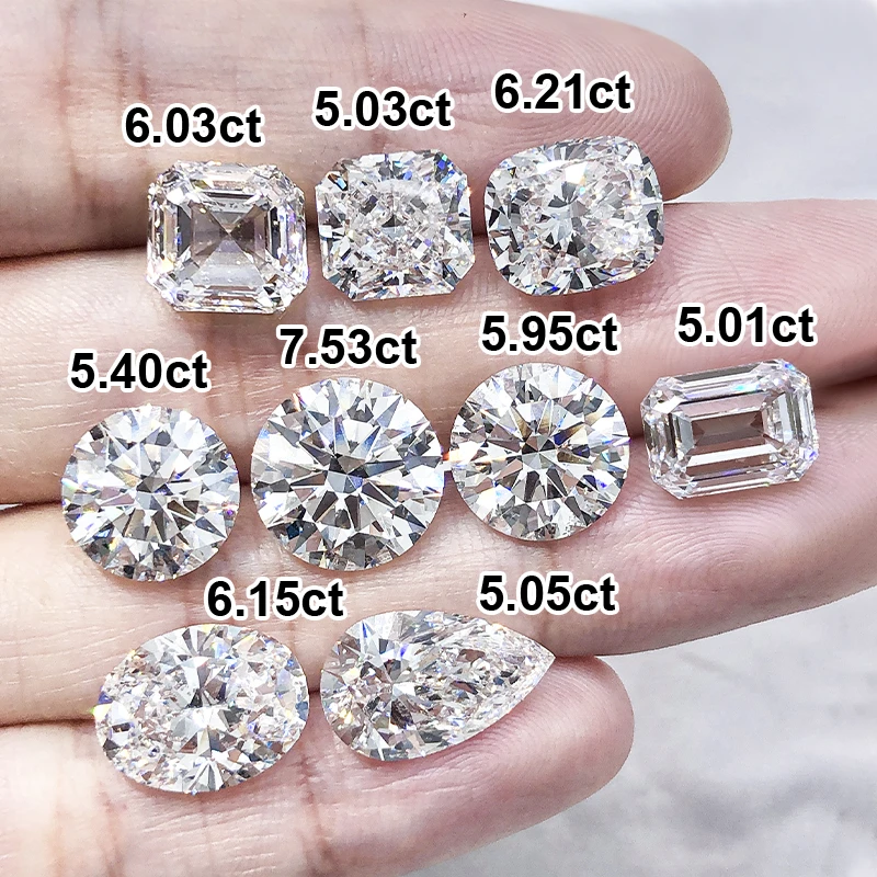 Mit IGI-Zertifikat 1ct 1,5ct 2ct 2,5ct 3ct 5ct Runde Echte Laborgezüchtete Diamanten CVD HPHT Laborhergestellte Diamanten Großhandel – Detail 3