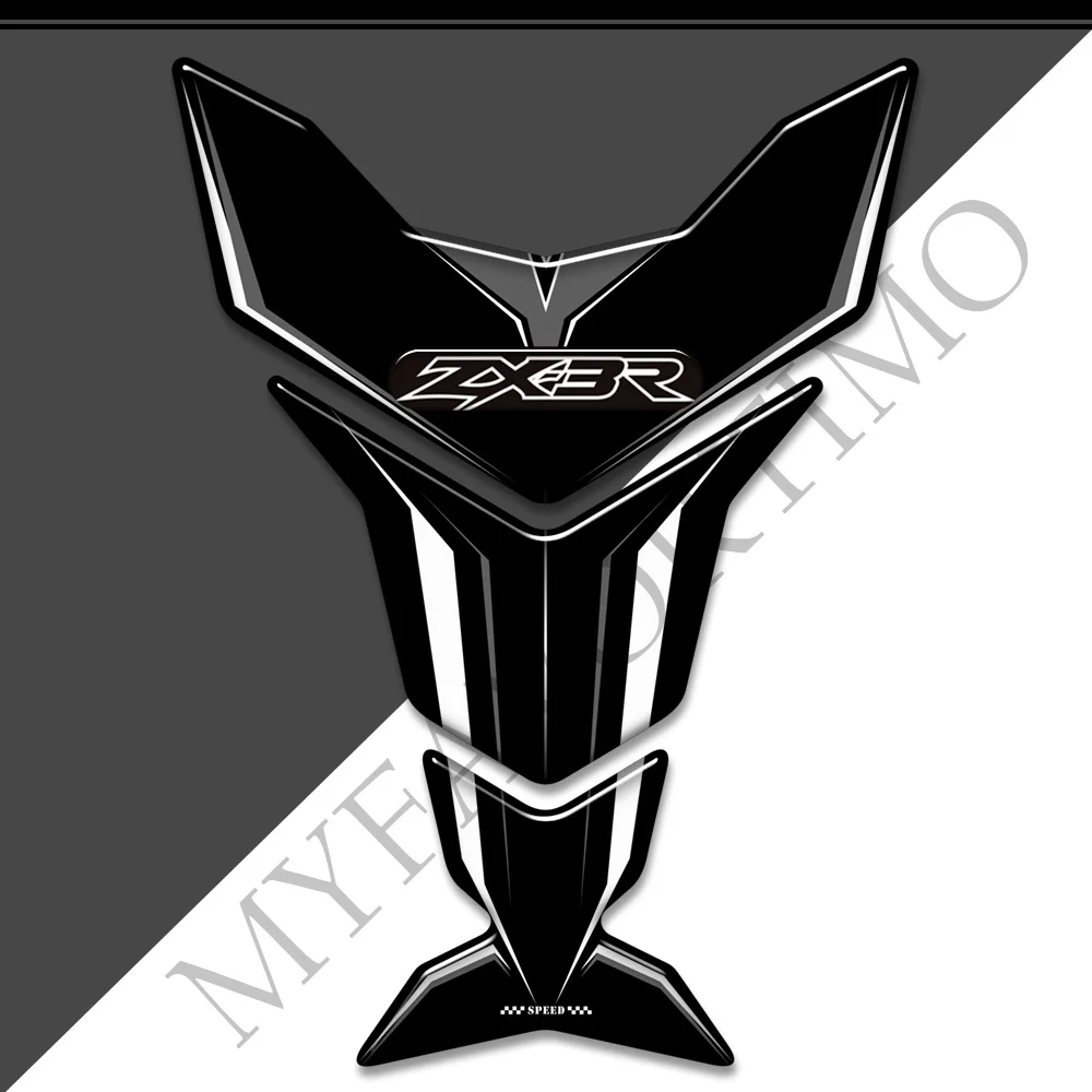 Voor Kawasaki Ninja ZX3R ZX 3R ZX-3R300 Motorfiets Tank Pad 3D Stickers Decals Emblem Logo Protector Gas Stookolie Kit Knie