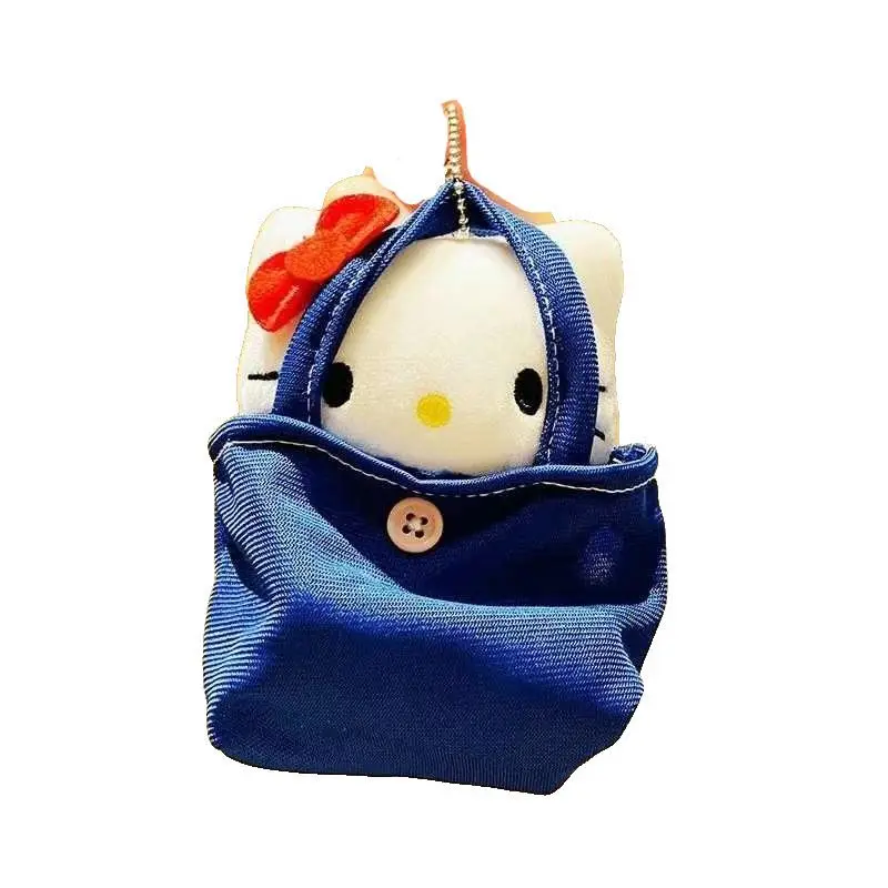 

Kawaii Sanrio Hello Kitty Lovely Cartoon Backpack Charm Car Keychain Car Interior Decorations Gift for My Bestie Pocket Doll