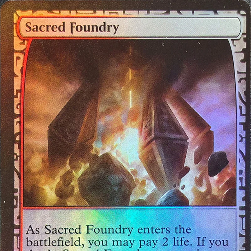 EXP TCG Proxy Foil Cards Polluted Delta Flooded Strand Ancient Tomb Scalding Tarn Misty Rainforest Arid Mesa Wooded Foothills - view 6