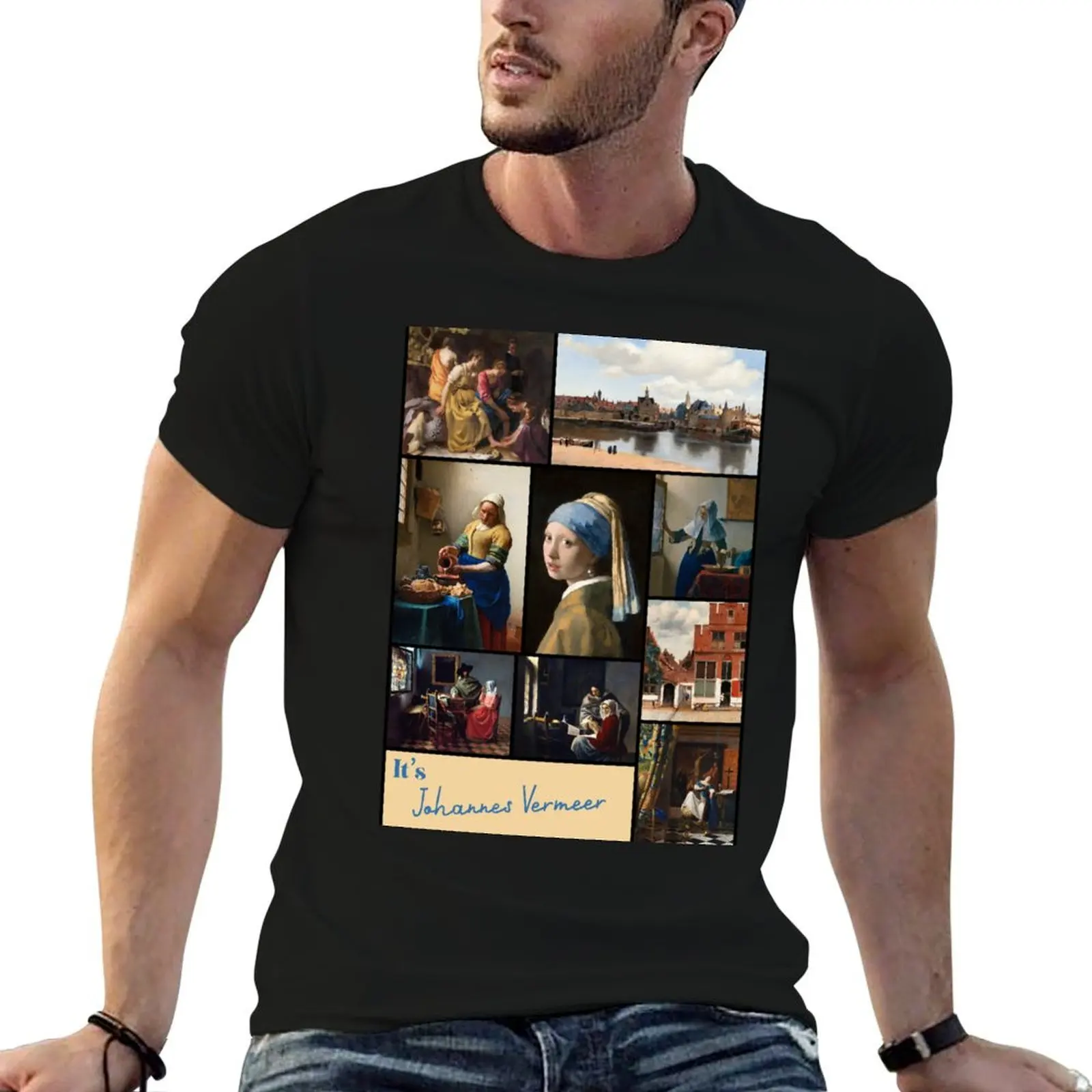 

It’s Johannes Vermeer Collection - Art T-Shirt man t shirt cotton man t shirts for men casual T-Shirt