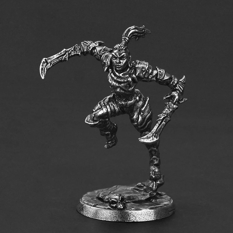 Metal Hell Survivor Soldier Action Figure - Desktop Miniature Ornament Creative Board Game Piece Collectible Model Toy for Boys