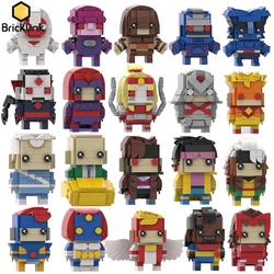 Bricklink MOC X Anime Movie Action Figures Bricks Sets Building Blocks Kids Education Toys For Children Christmas Gift