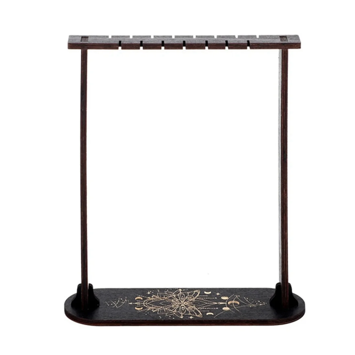 

Wood Wiccan Crystal Holder Wooden Pendulum Display Stand Dowsing Pendulum Display Stand ,B