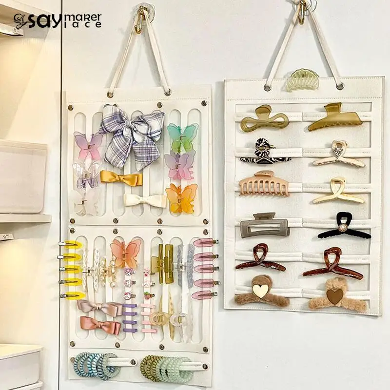 

Hair Bows Holder Organizer For Girls Bady Room Decor Hanging Wall Large Capacity Hair Clips Storage Headband Display Accessories
