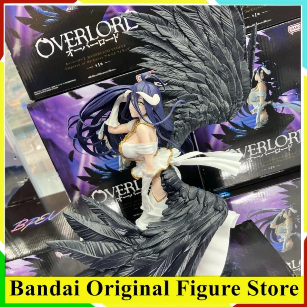 Figurine d'action originale BANDAI Overlord Anime Albedo EVOLVE, jouets en PVC, modèle Figuarts, collection, décoration