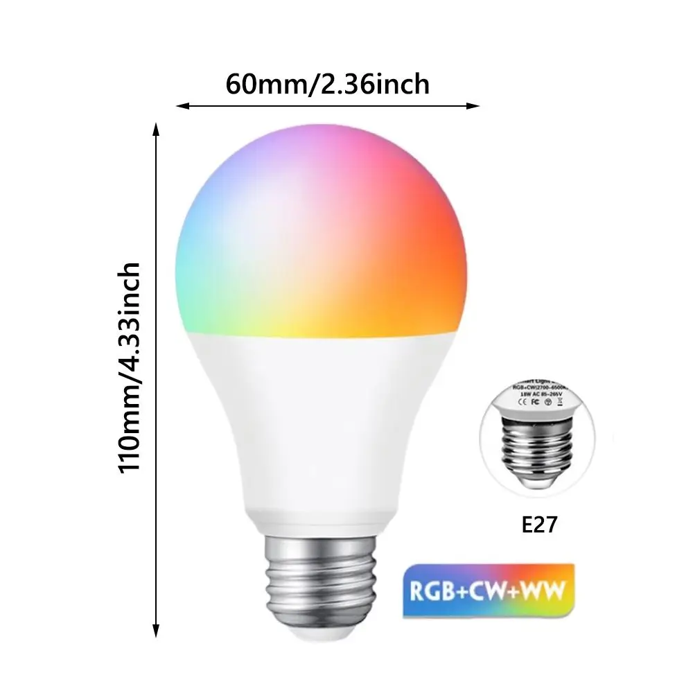 E27 قاعدة الذكية LED لمبة عكس الضوء 220 فولت الجهد بلوتوث ضوء غرفة نوم ضوء APP التحكم لمبة لغرفة الديكور مصابيح حفلات #6