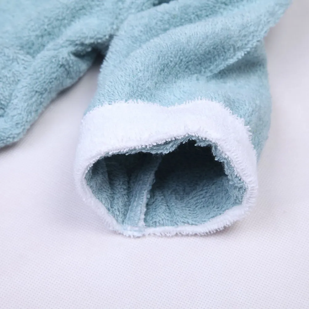 Bathrobe Cotton Bath Towel For Kids Blue Shark 0- Soft Durable 100% Cotton Bathrobe For Shower Swimming