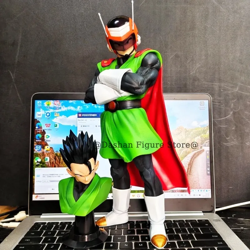 

32 см Dragon Ball Рисунок Сон Гохан Фигурки Gk Золотой Воин Супер Сайян Гохан Статуя Коллекция ПВХ Модель Игрушки Подарки