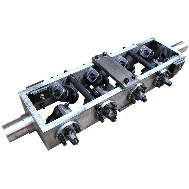 GT4 10 steel bar machine straightening frame assembly six wheels, eight straightening wheels straightening machine