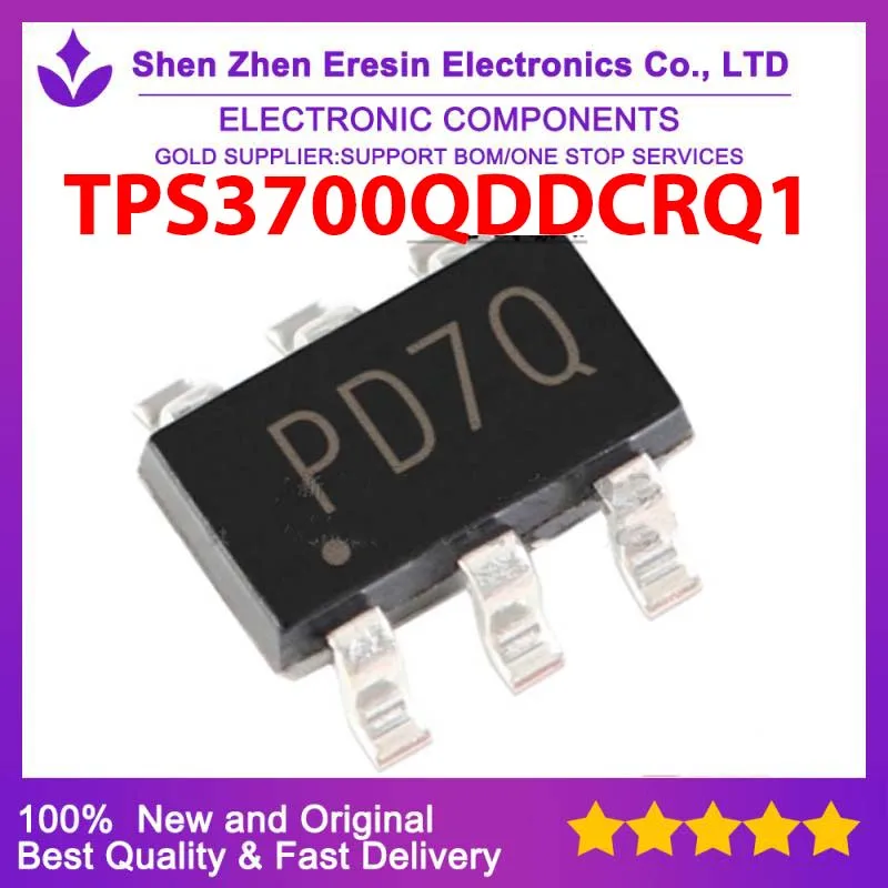 Free shipping    5PCS/LOT TPS3700QDDCRQ1 SOT23-6   New and original