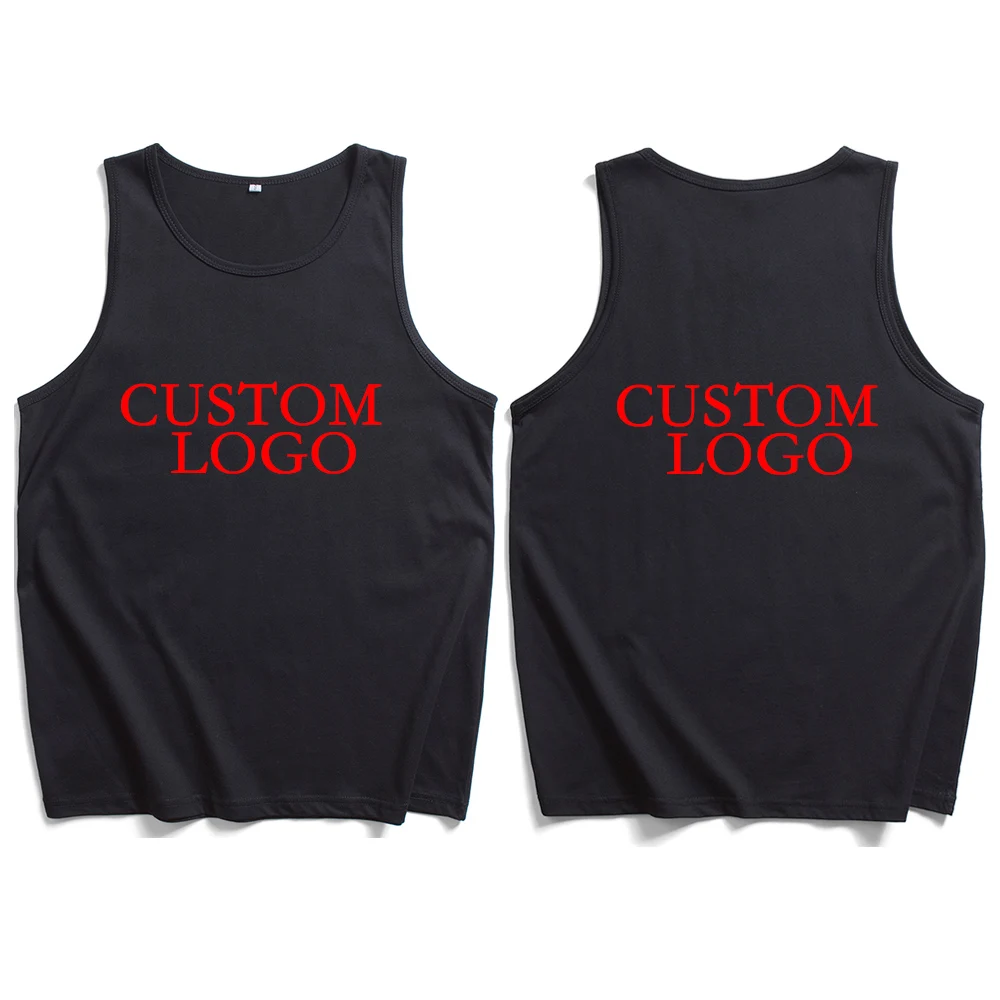 

Custom Tank Tops Vest T-Shirt Man Woman Summer Casual Sleeveless Shirt