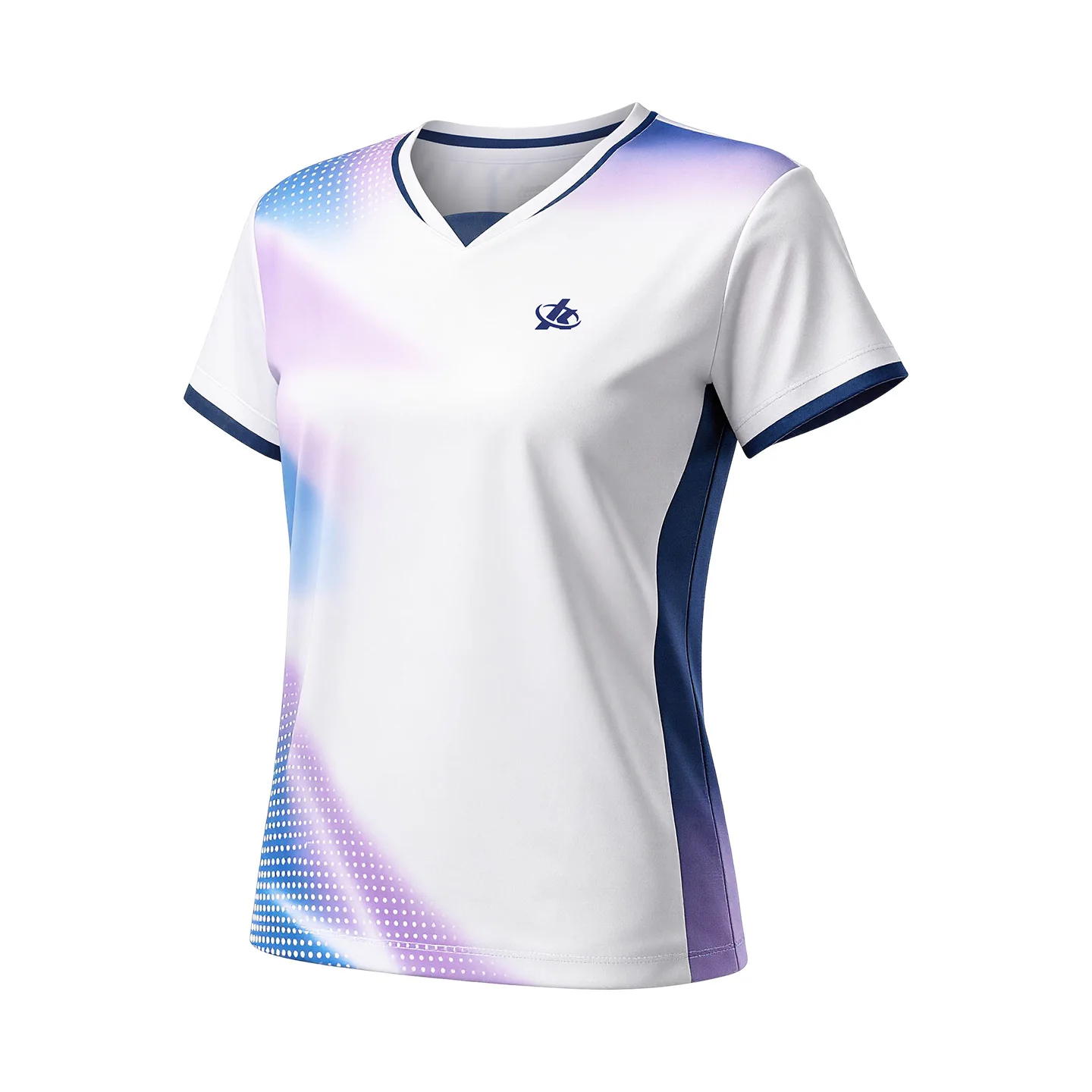 Kawasaki Women Professional Badminton Wear Table Tennis Short-sleeved National Team Competition Uniform Quick-absorbent T-shirt