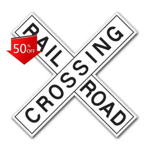 

Railroad Crossing Cool Boat Camper Van Motor Home Window Accessory Vintage Cute Retro Unique