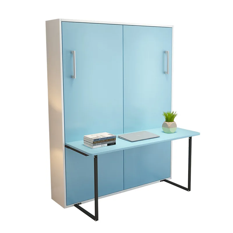 سرير غير مرئي، ملحقات أجهزة مكتبية مدمجة، سرير جداري قابل للطي، سرير مخفي متعدد الوظائف، ميرفي جانبي إيجابي