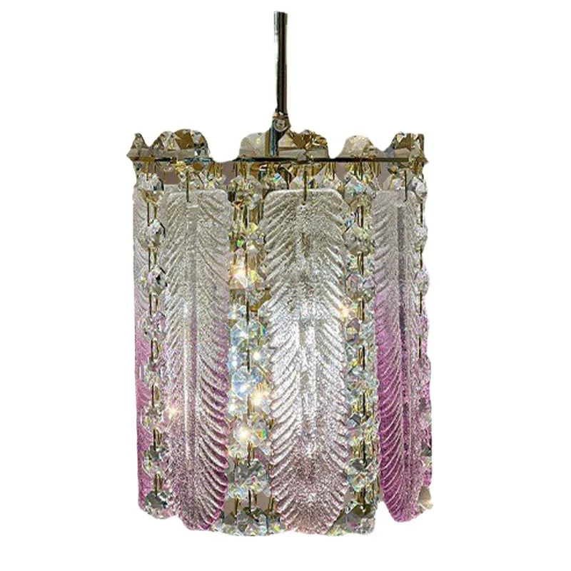 

Internet celebrity bedroom bedside chandelier long line modern simple new creative light luxury crystal