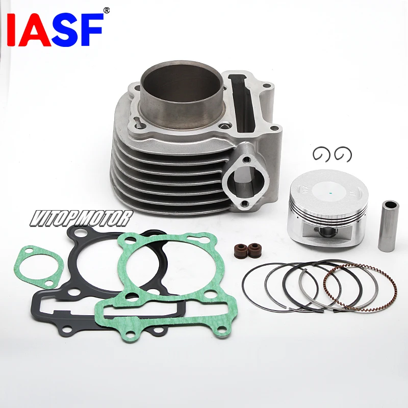 

IASF Motorcycle 61mm Big Bore Cylinder for SYM Symphony Sr 125 Orbit125 Jet 4 GR125 XS125T XS125T-17 Arab XS125cc 12100-ARA-000