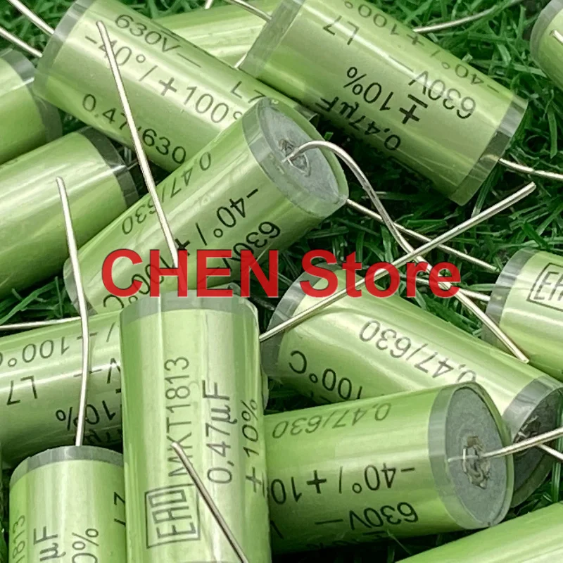4PCS/10PCS Original ERO MKT1813 0.47UF 630V 14X30MM Audio axial capacitor MKT 470NF 474 free shipping