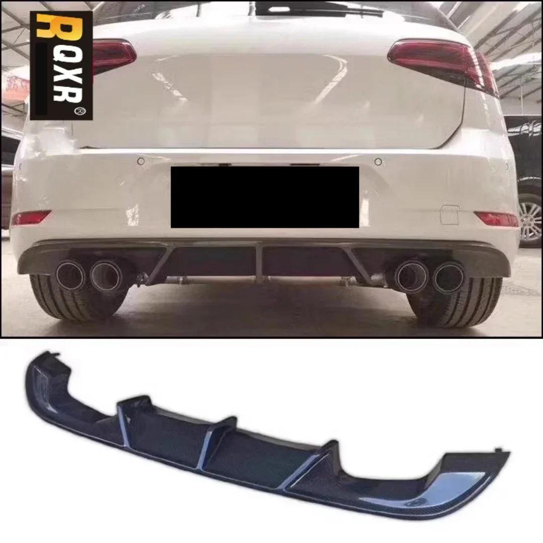26style Rear Lip Assembly For Volkswagen vw Golf 7.5R convert GTI style carbon fiber body kit Car Accessories