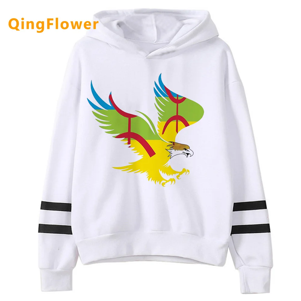 Amazigh hoodies women y2k aesthetic Fleece Winter  sweat y2k tracksuit sweatshirts female long sleeve top Pullover