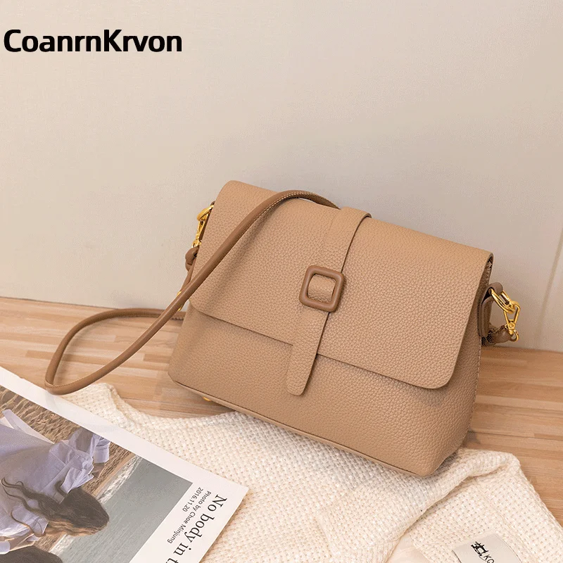 Fashionable Niche Light Luxury One Shoulder Versatile Leather Carrying Crossbody Bag For Women handbags Women\'s bags on sale