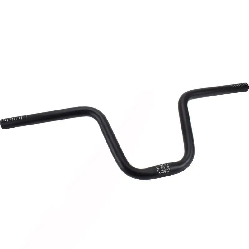 

Folding Bike Handlebar M-Bar 25.4mm Aluminum Alloy Riser Bar 412 Small Bird Bike Modified Parts Black Retro M Shape Handle Bar