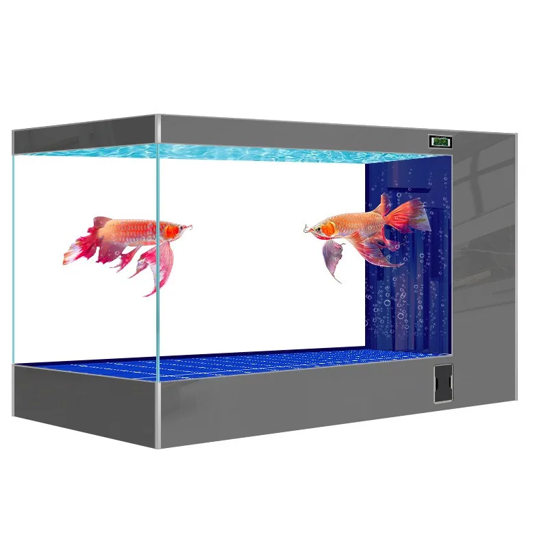 Filter fish tank living room large water-free aquarium Koi fish pond