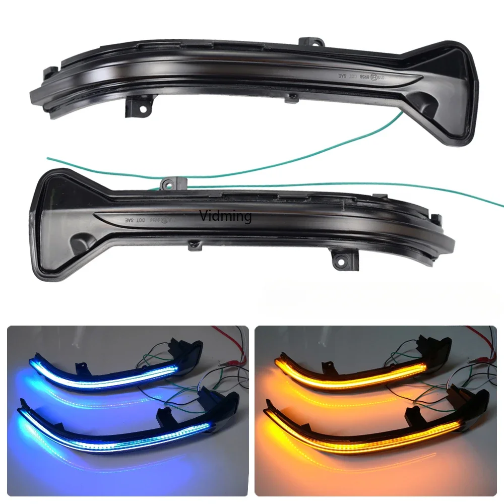 

2Pcs For BMW New 5 6 7 8 Serie G38 G12 G20 G30 G31 G32 G14 G15 G16 G11 M5 F90 Sequential Scroll Repeater Flasher Turning Lights