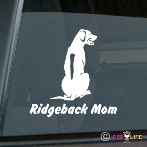 For Rhodesian Ridgeback Mom Sticker Die Cut Vinyl Car decal