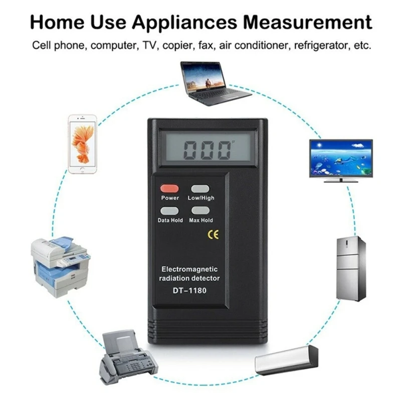 電磁界テスター高精度耐久性のある EMF メーターポータブル放射線検出器家庭用ハンティング検出器