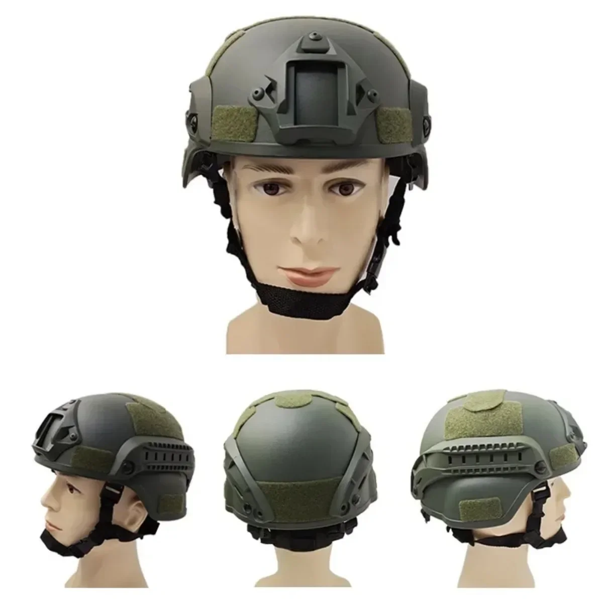 FAST kask MICH2000 taktyczny hełm ochronny bojowy z szyną boczną Outdoor Airsoft Painball CS SWAT sprzęt do ochrony jazdy konnej