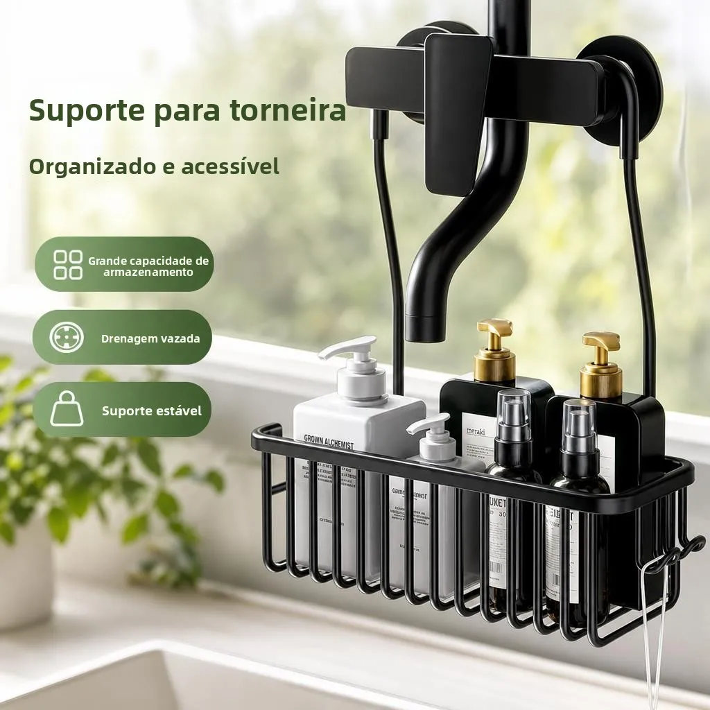bathroom-faucet-shelf-no-drilling-hollow-large-capacity-shower-basket-makeup-room-bath-gel-storage-tool-aluminum-alloy-material